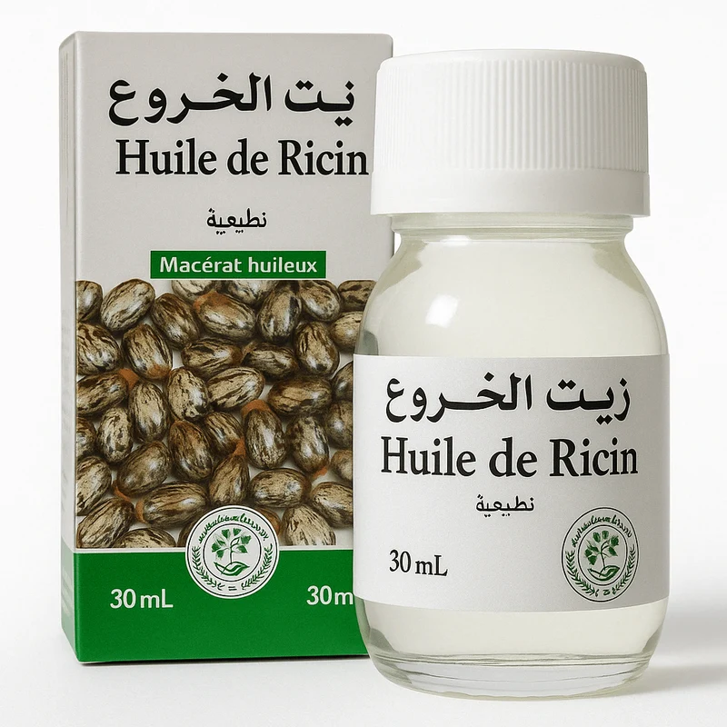 Huile de Ricin Pure 30 ml – Cheveux, Peau & Ongles