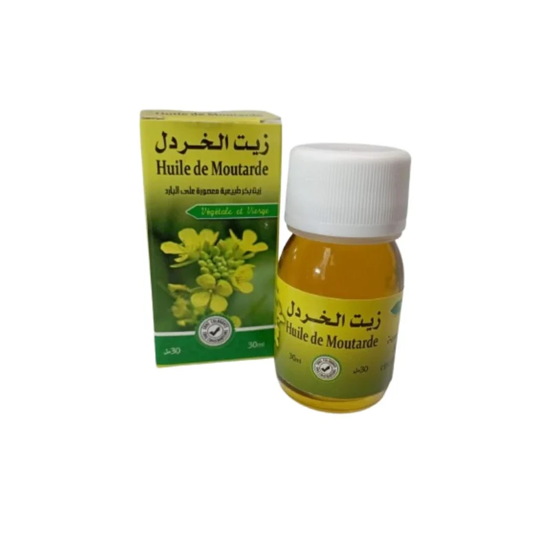 Huile de Moutarde Pressée à Froid – Massage & Peau 30ml
