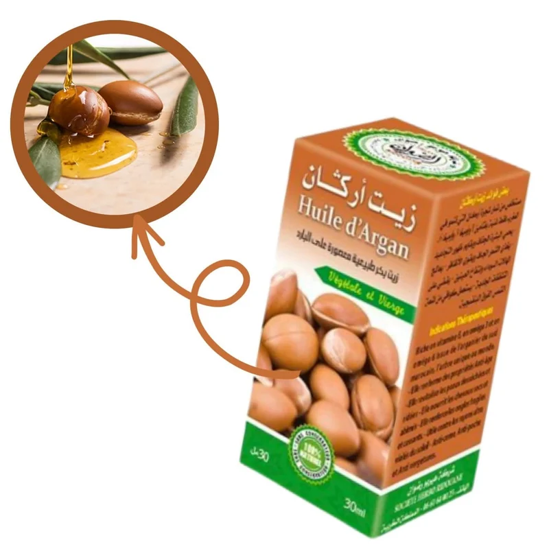 Huile d’Argan Bio 30ml – Hydratante Visage, Corps & Cheveux