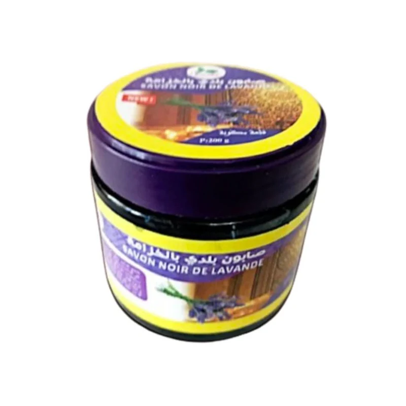 Savon Noir Beldi à la Lavande – Hammam Marocain 200g