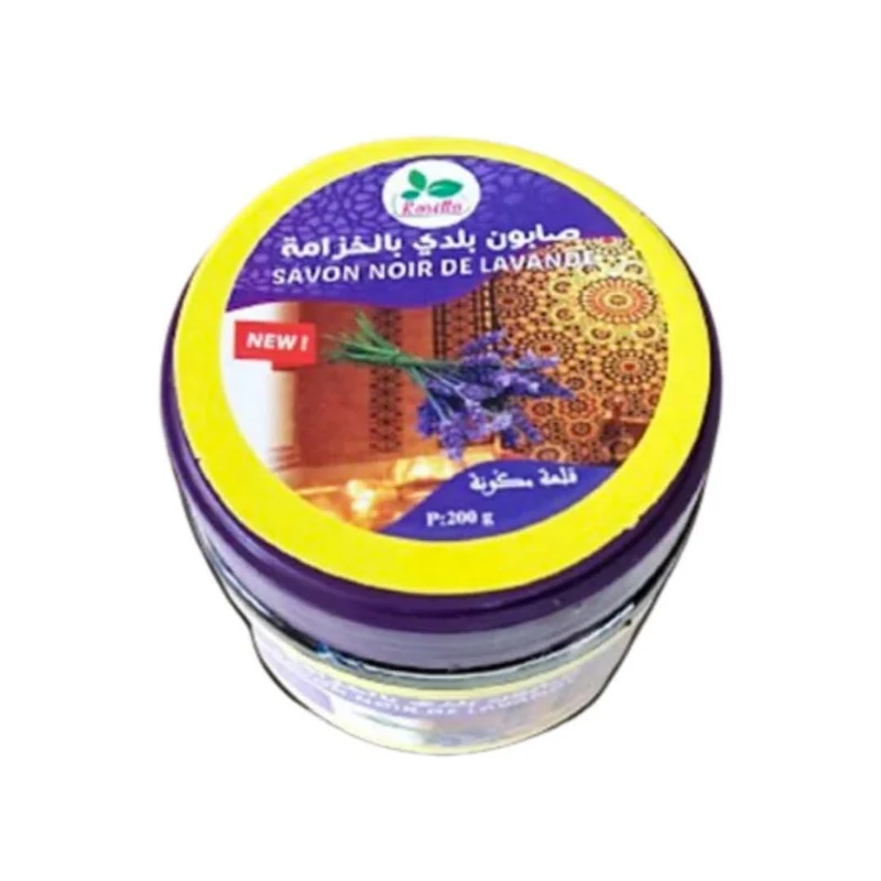 Savon Noir Beldi à la Lavande – Hammam Marocain 200g