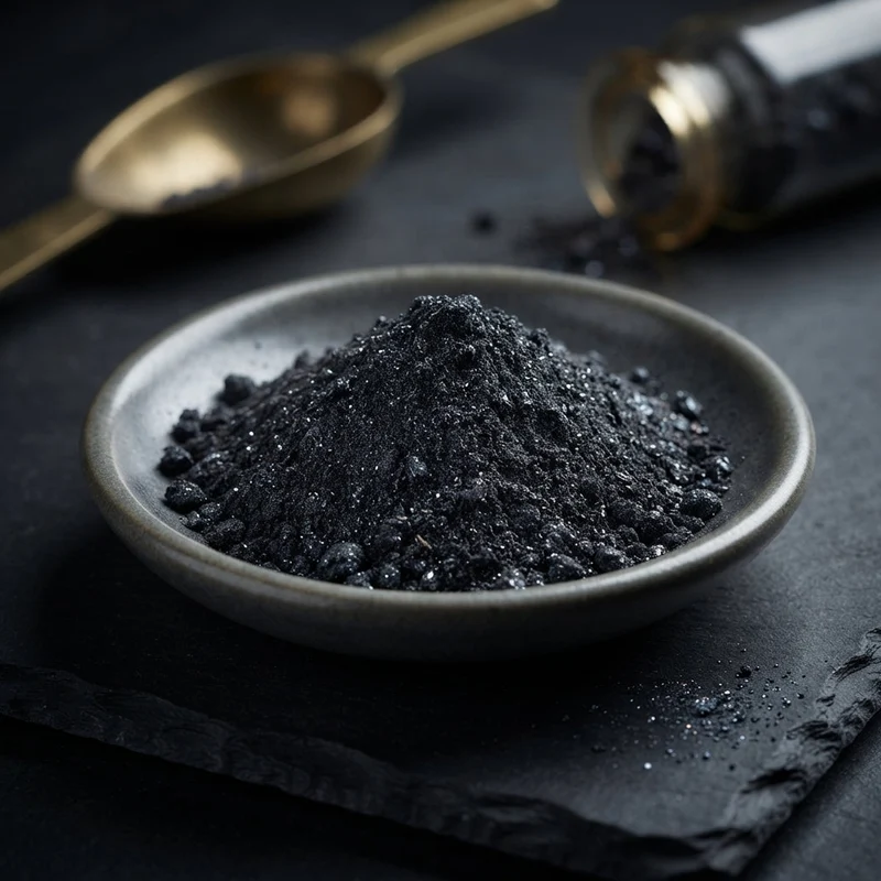 Khôl Marocain Noir Naturel 15g – Poudre Artisanale