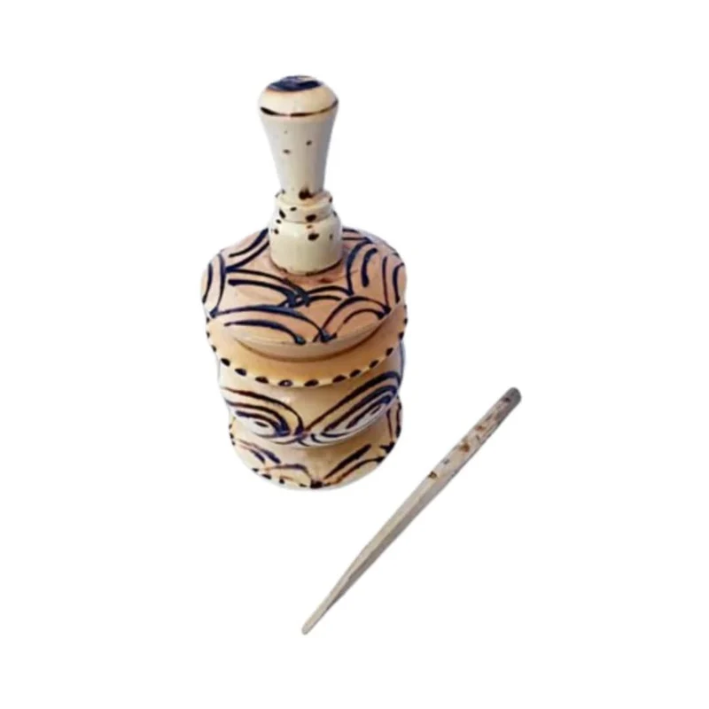 Boîte à Khôl Traditionnelle Fait Main – Design Élégant Artisan