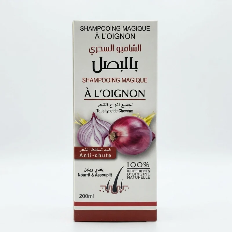 Shampooing Magique à l'Oignon 200ml – Revitalise, renforce & protège les cheveux