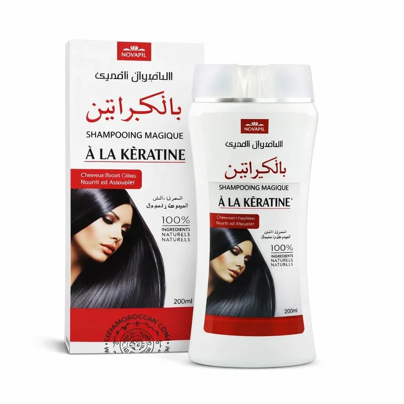 Shampooing Magique à la Kératine Naturelle – 200ml