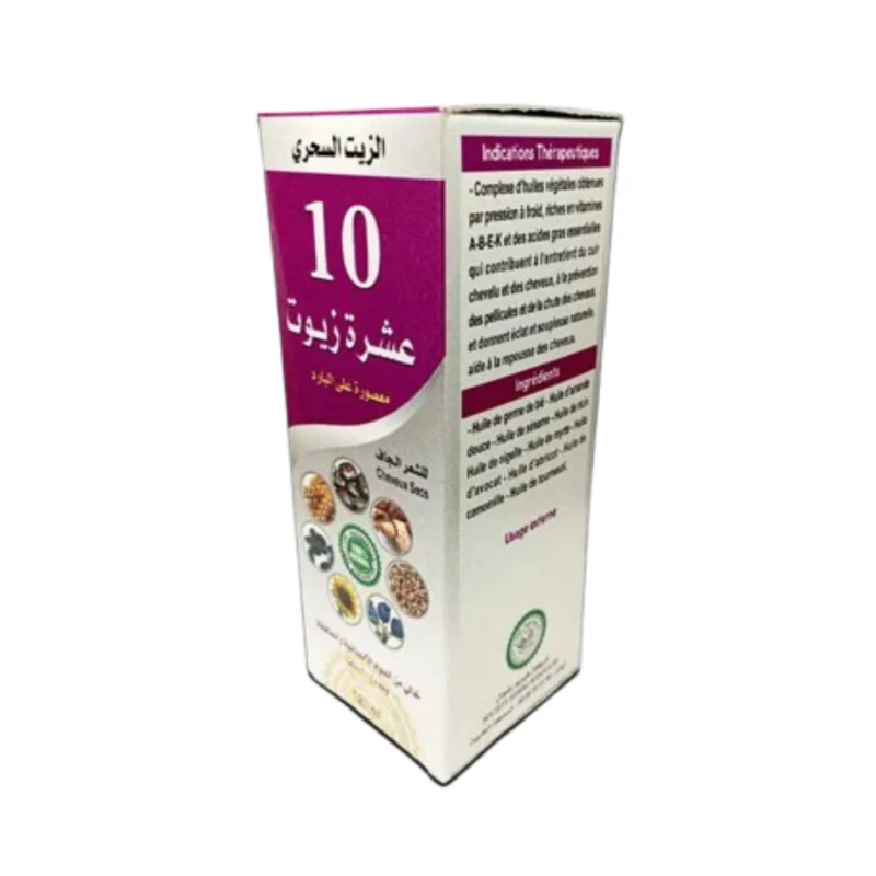 Huile Magique 10 Huiles – Chute, pellicules & repousse capillaire
