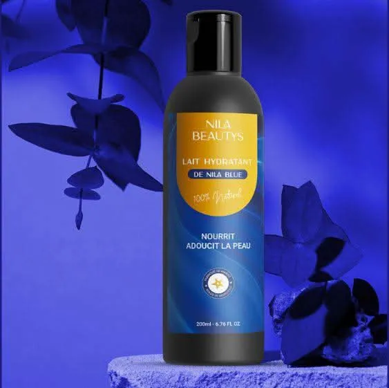 Lait Corporel au Nila Bleu 250ml – Hydratation & Éclat
