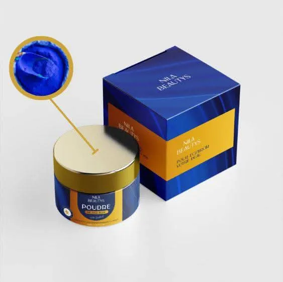 Poudre de Nila Bleu 100g – Éclat & Soin du Teint