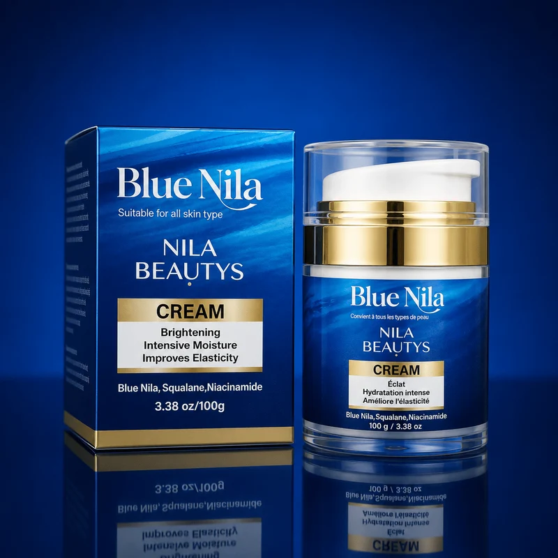 Crème au Nila Bleu 100g – Hydratation & Éclat