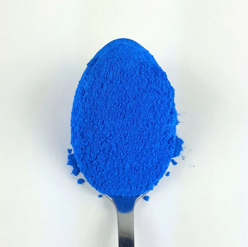 Poudre de mica cosmétique bleu électrique
