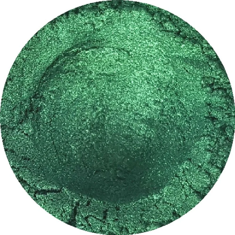 Poudre de mica cosmétique vert émeraude