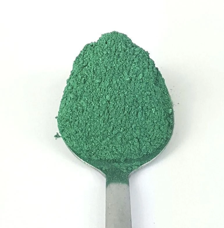 Poudre de mica cosmétique vert émeraude