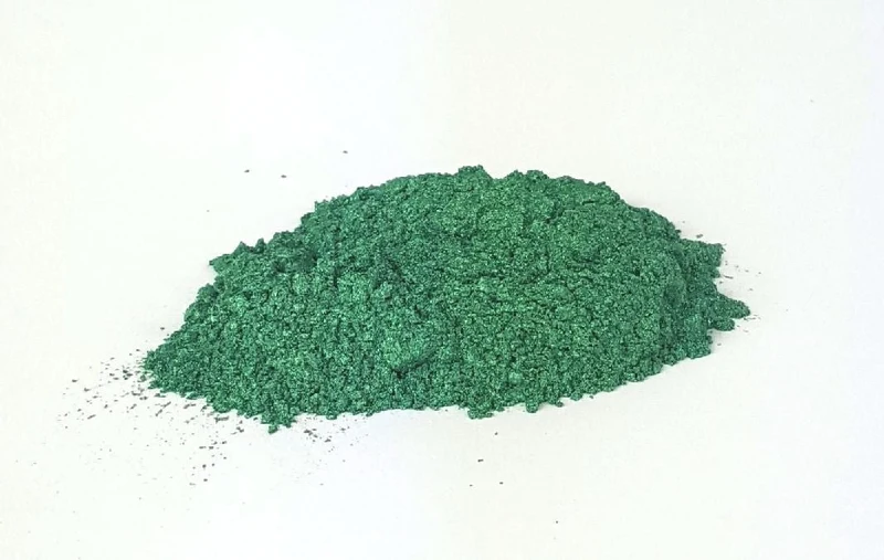 Poudre de mica cosmétique vert émeraude