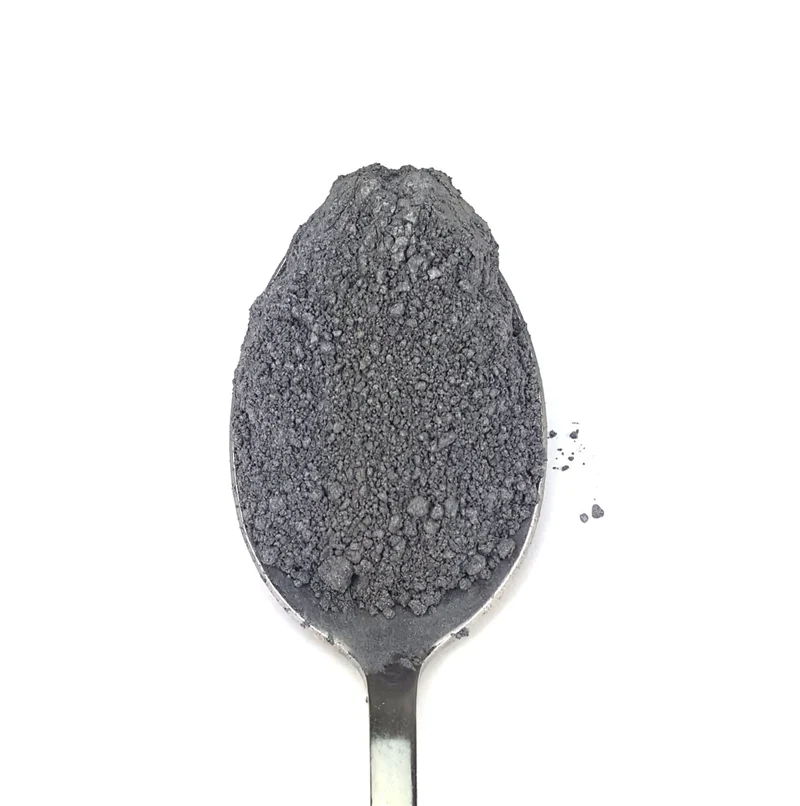 Poudre de mica cosmétique gris tempête