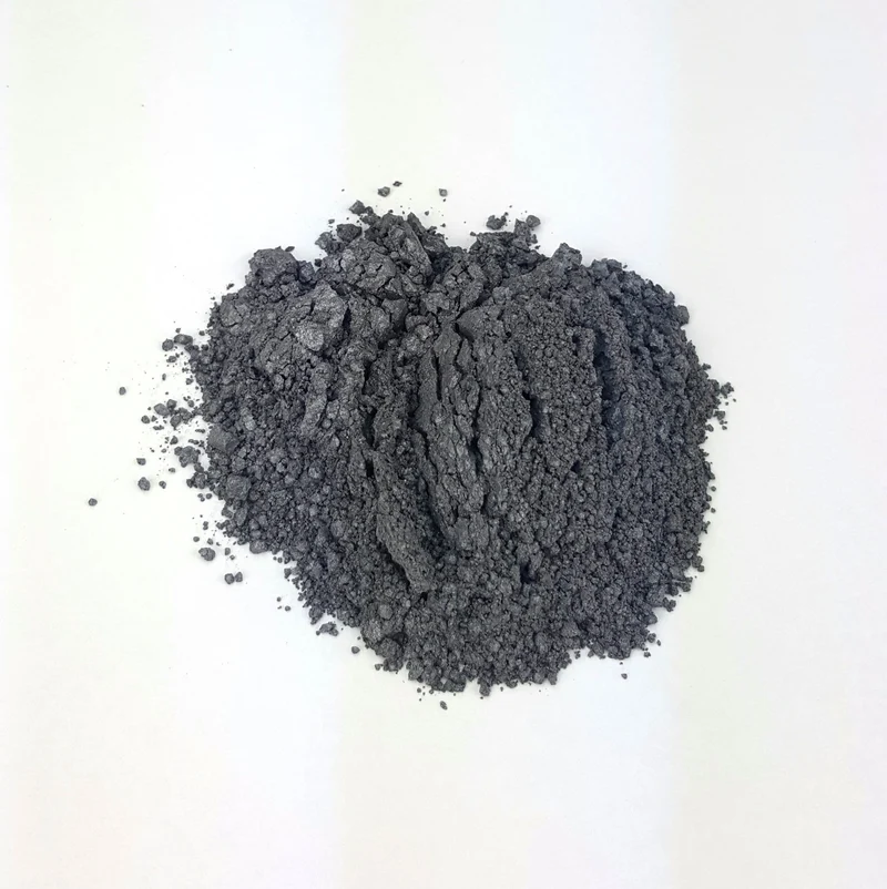 Poudre de mica cosmétique gris tempête
