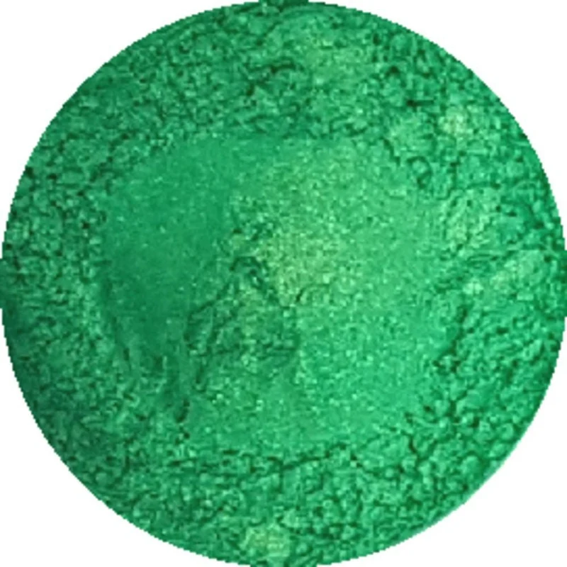 Poudre de mica cosmétique verte Bejeweled