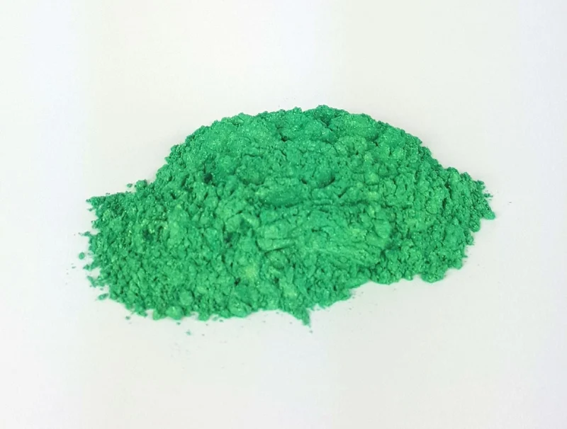 Poudre de mica cosmétique verte Bejeweled