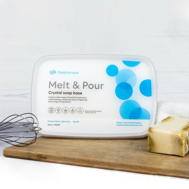 Base de savon fondant et coulant au beurre de karité - Sans SLS - Fabrication de savon