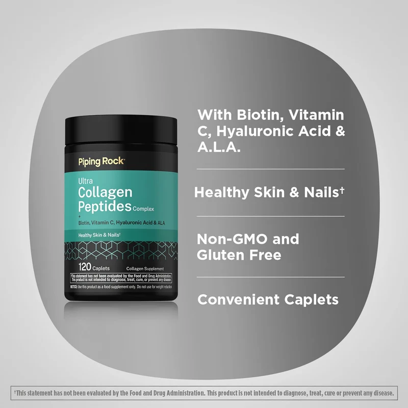 Collagen Peptides Complex, 120 Caplets