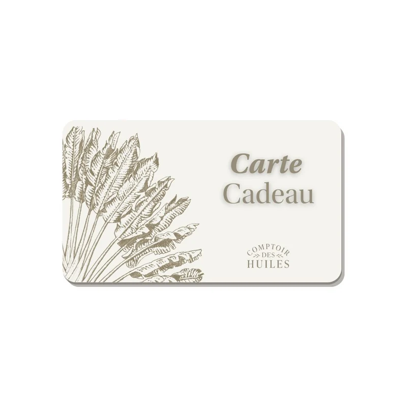 Carte Cadeau Comptoir des Huiles