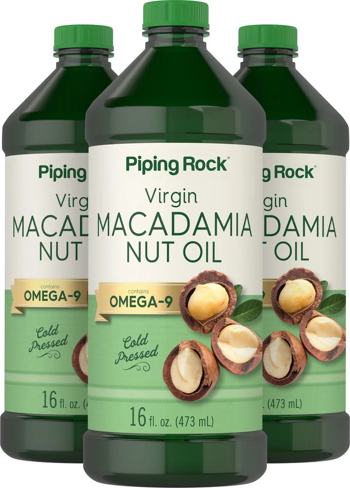 Macadamia Nut Oil (3 Pack), 16 fl oz (473 mL) Bottle
