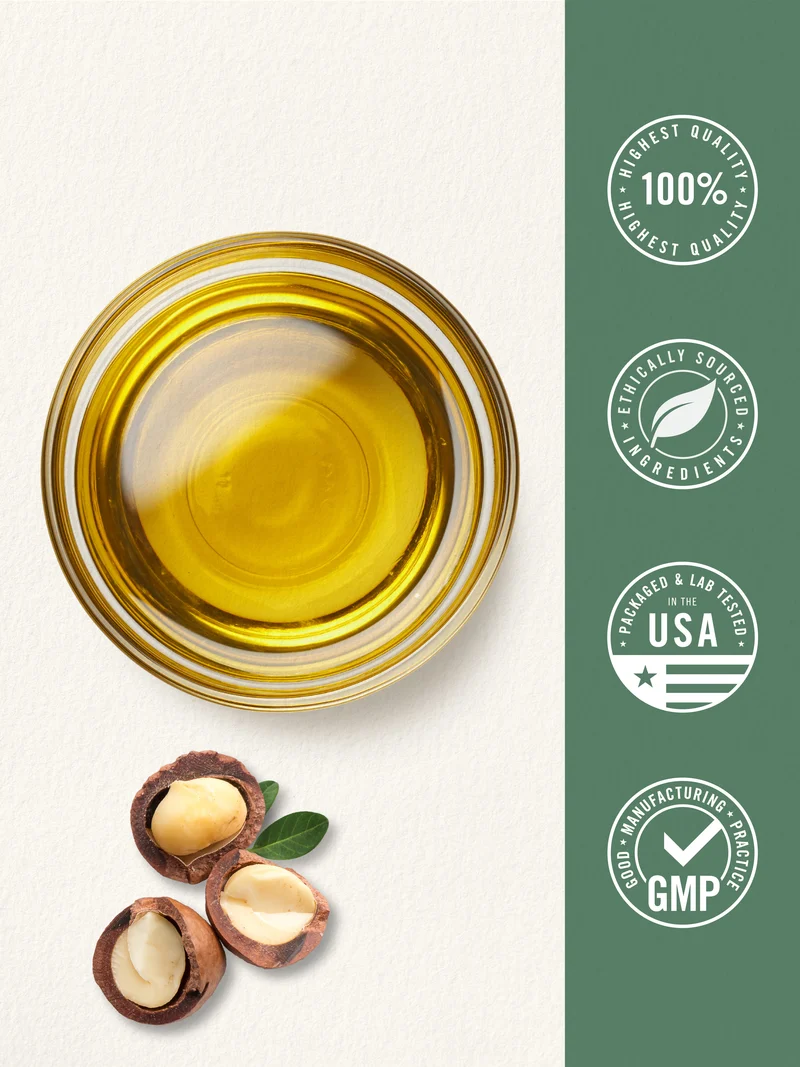 Macadamia Nut Oil (3 Pack), 16 fl oz (473 mL) Bottle