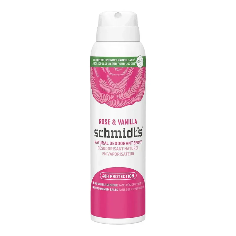 Déodorant Naturel en Vaporisateur Rose Vanille