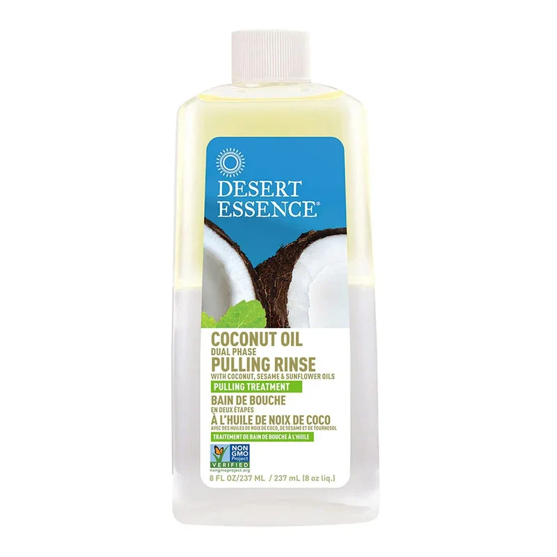 Bain de Bouche en Deux Étapes à l'Huile de Noix de Coco