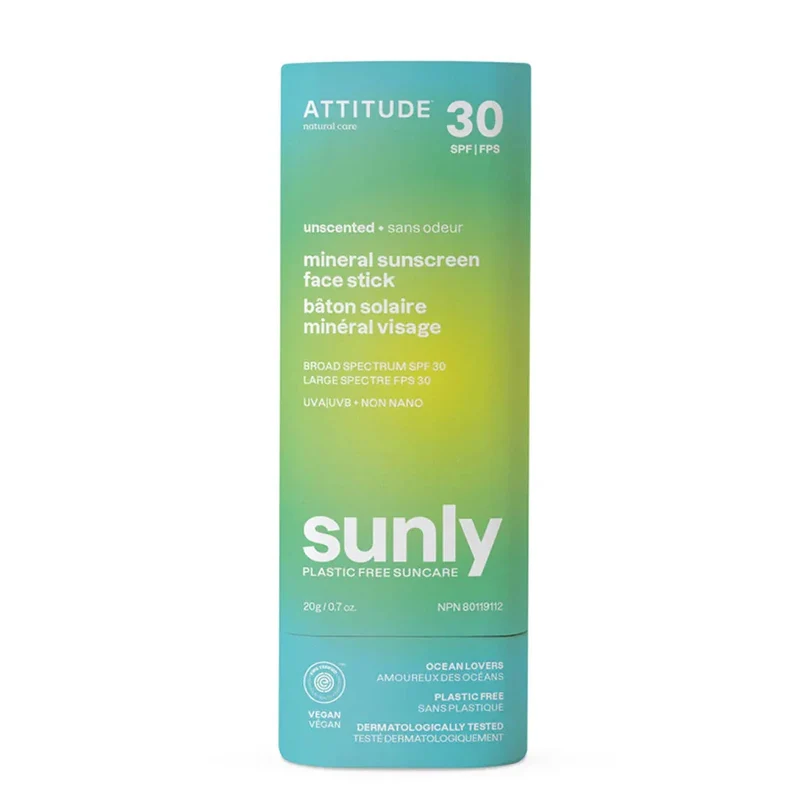 Bâton Solaire Minéral Visage Sunly Sans Odeur FPS 30