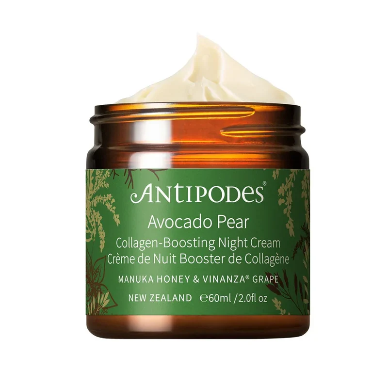 Avocado Pear Crème de Nuit Booster de Collagène