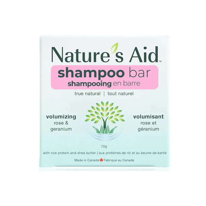 Shampoing en Barre Volumisant Rose et Géranium