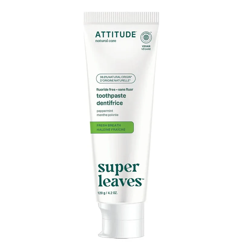 Dentifrice Haleine Fraîche Menthe Poivrée Sans Fluor