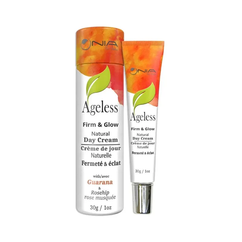 Crème de Jour Ageless Fermeté & Éclat avec Guarana et Rose Musquée