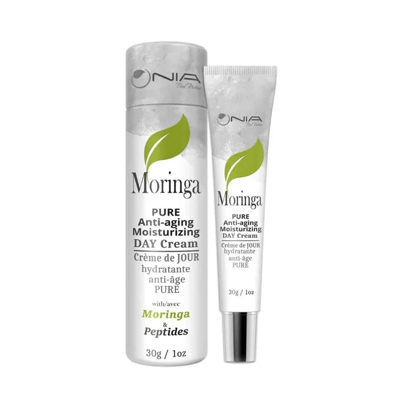 Crème de Jour Hydratante Anti-Âge Pure avec Moringa & Peptides