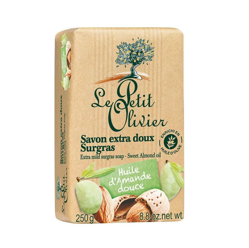 Barre de Savon Extra Doux Surgras Huile d'Amande Douce