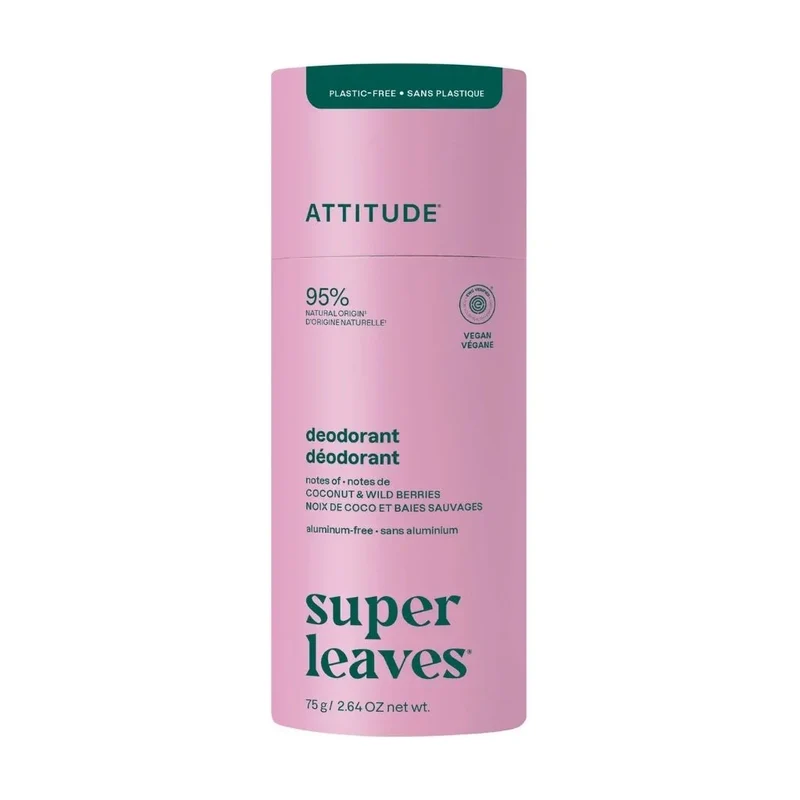 Déodorant Super Leaves Noix de Coco et Baies Sauvages