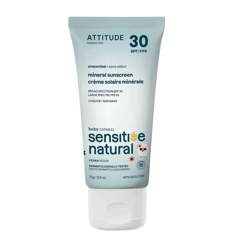 Crème Solaire Minérale Peaux Sensibles FPS 30 Bébés et Enfants