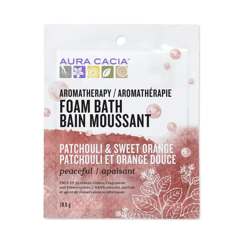 Bain Moussant Apaisant Patchouli et Orange Douce