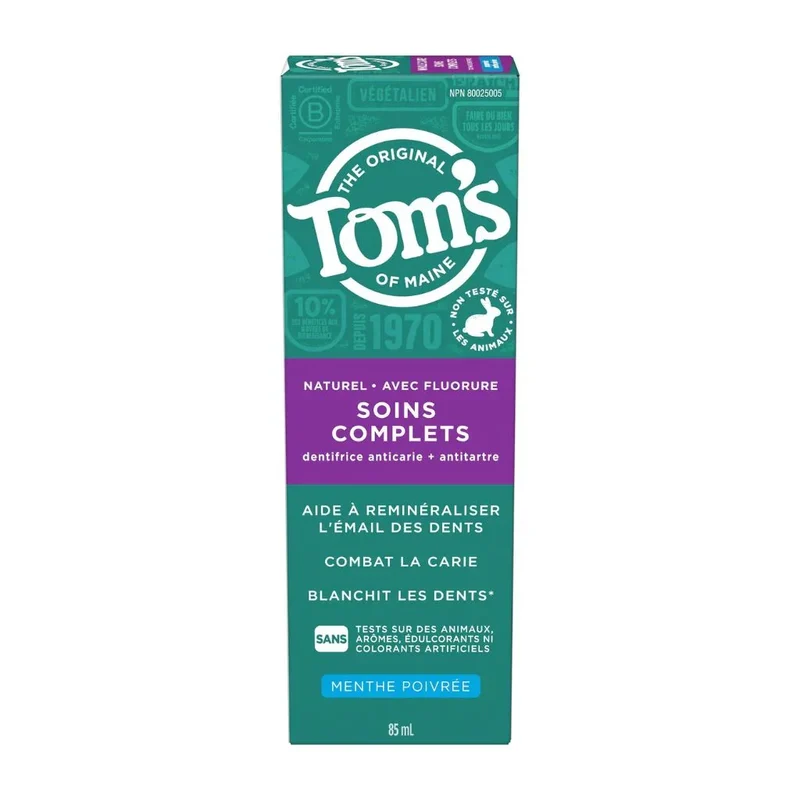 Dentifrice Soins Complets Avec Fluorure