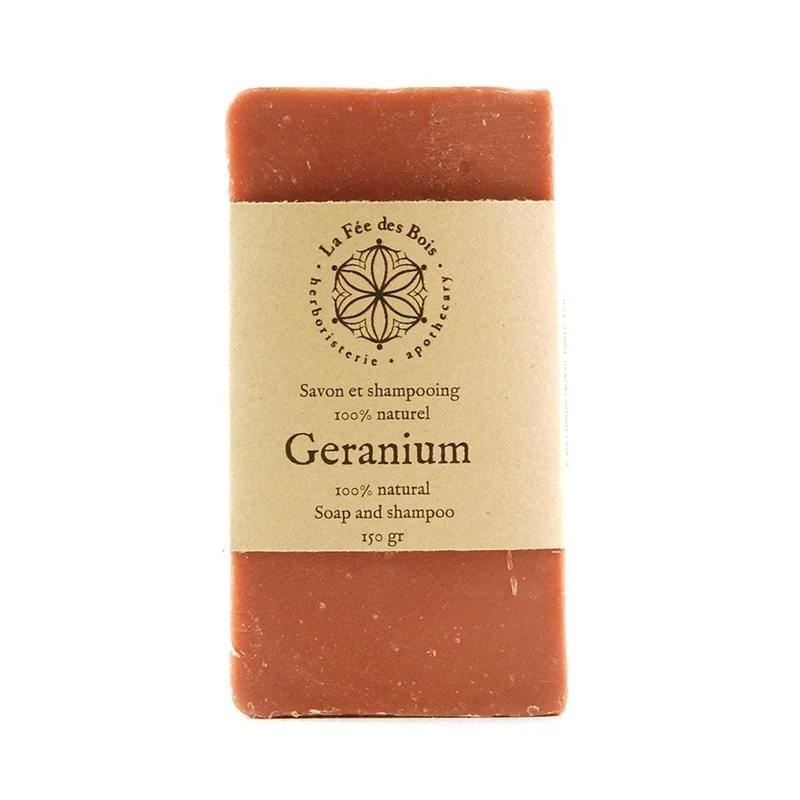 Savon et Shampoing 100% Naturel Géranium