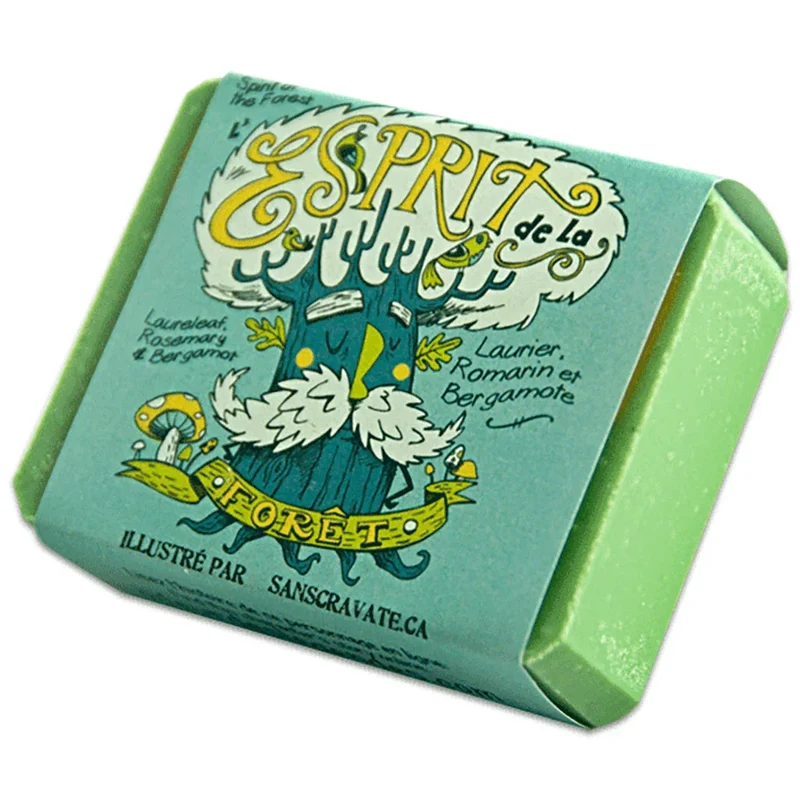 Savon L'Esprit de la Forêt - Laurier, Romarin & Bergamote