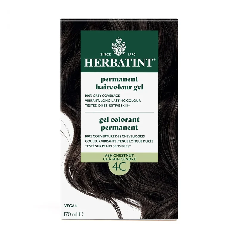 Colorant Permanent à Cheveux - Châtain Cendré 4C