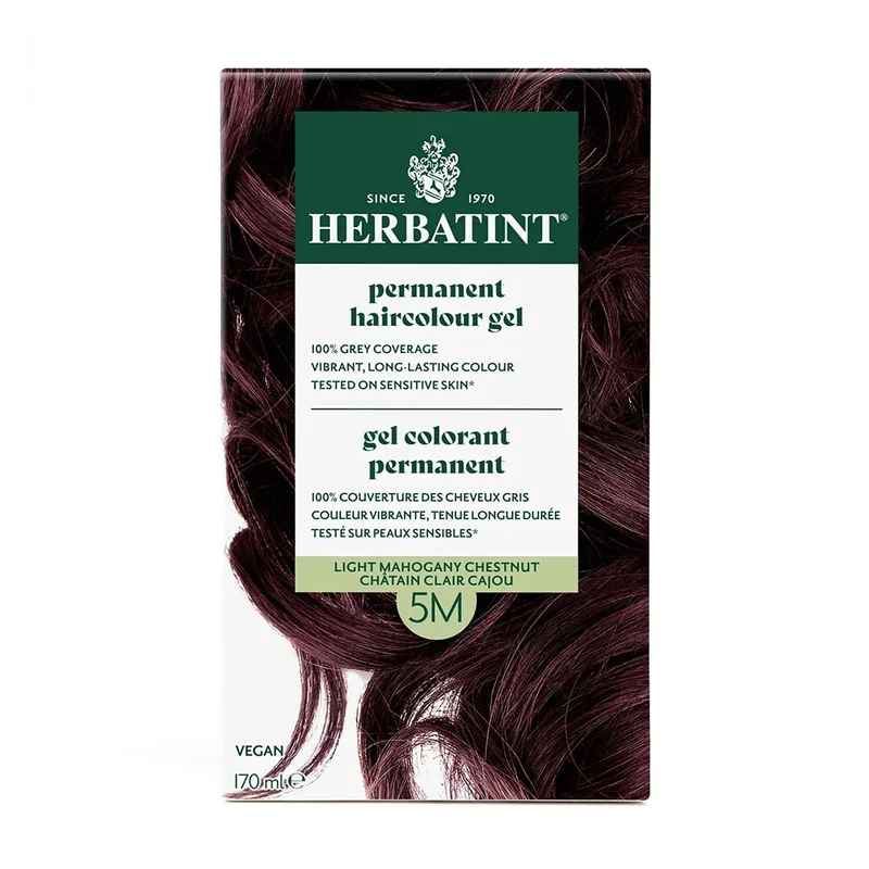 Colorant Permanent à Cheveux - Châtain Clair Acajou 5M