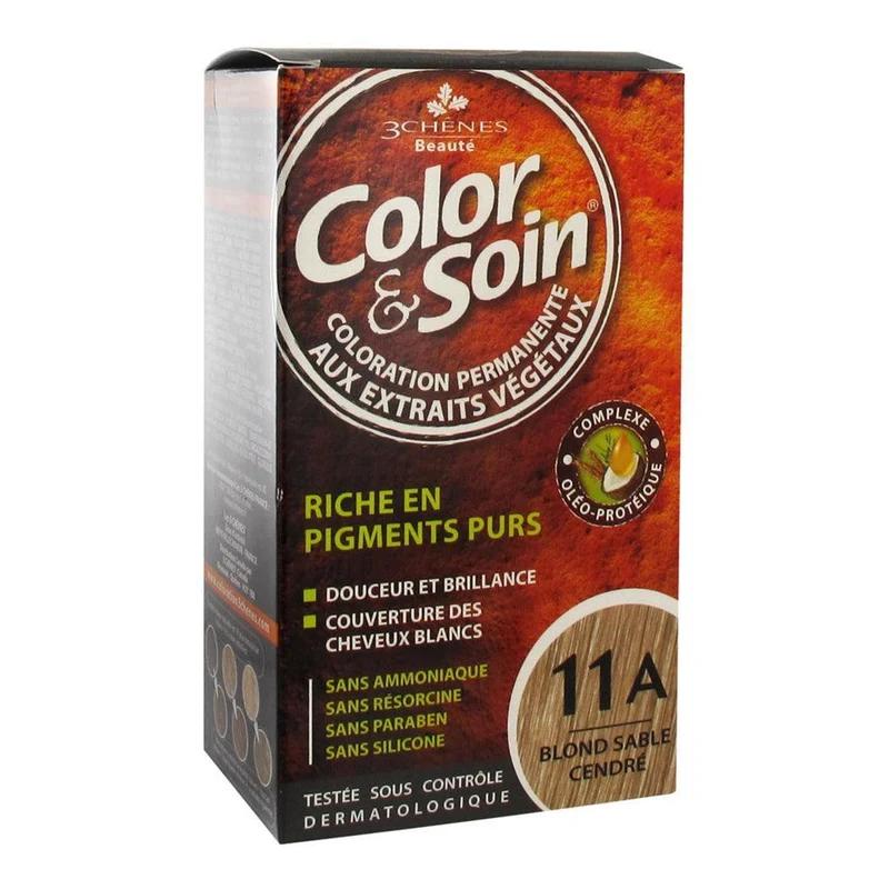 Coloration Permanente Color & Soin Blond Sable Cendré