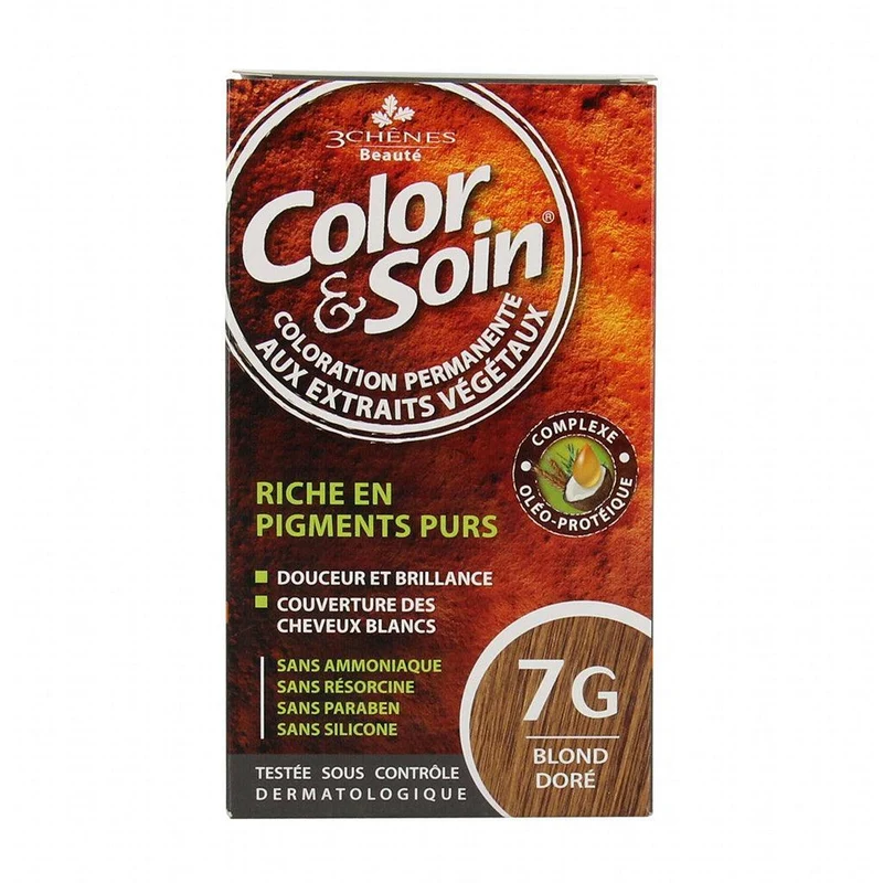 Coloration Permanente Color & Soin Blond Doré