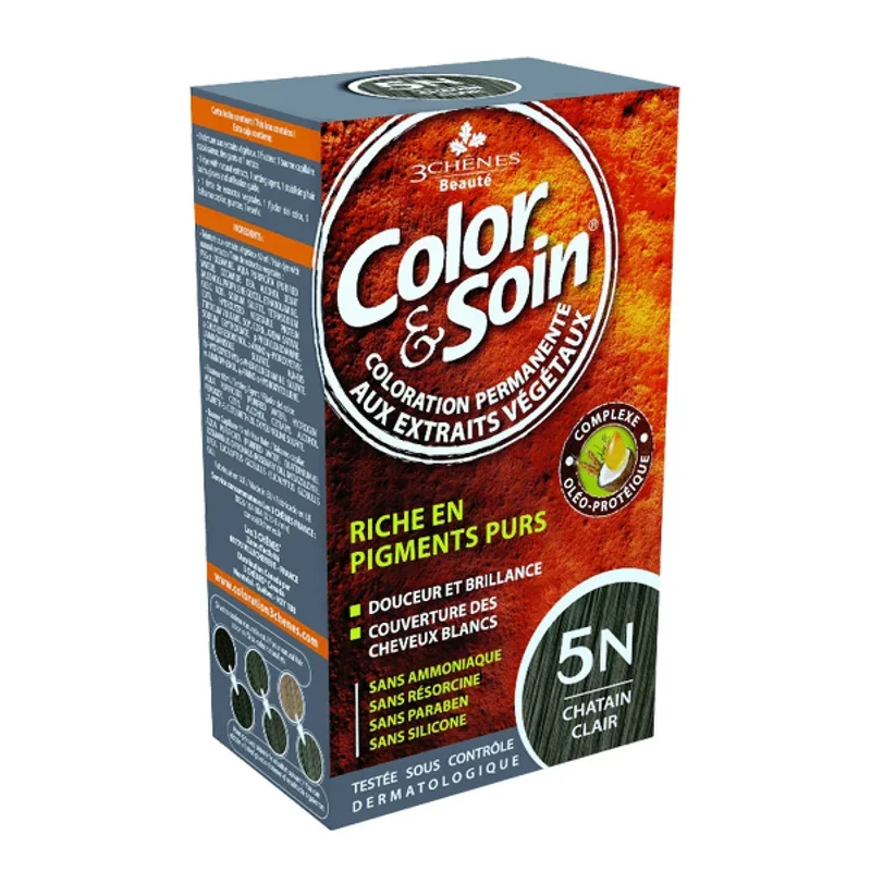 Coloration Permanente Color & Soin Châtain Clair