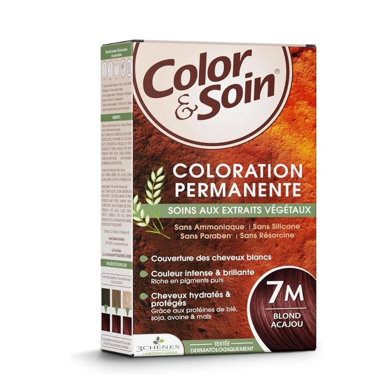 Coloration Permanente Color & Soin Blond Acajou