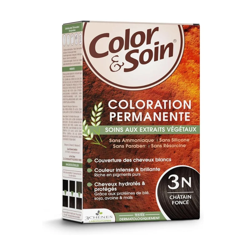 Coloration Permanente Color & Soin Châtain Foncé