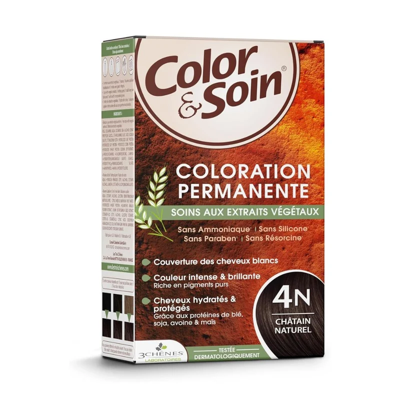 Coloration Permanente Color & Soin Châtain Naturel