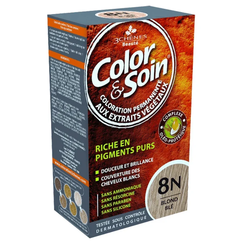 Coloration Permanente Color & Soin Blond Blé